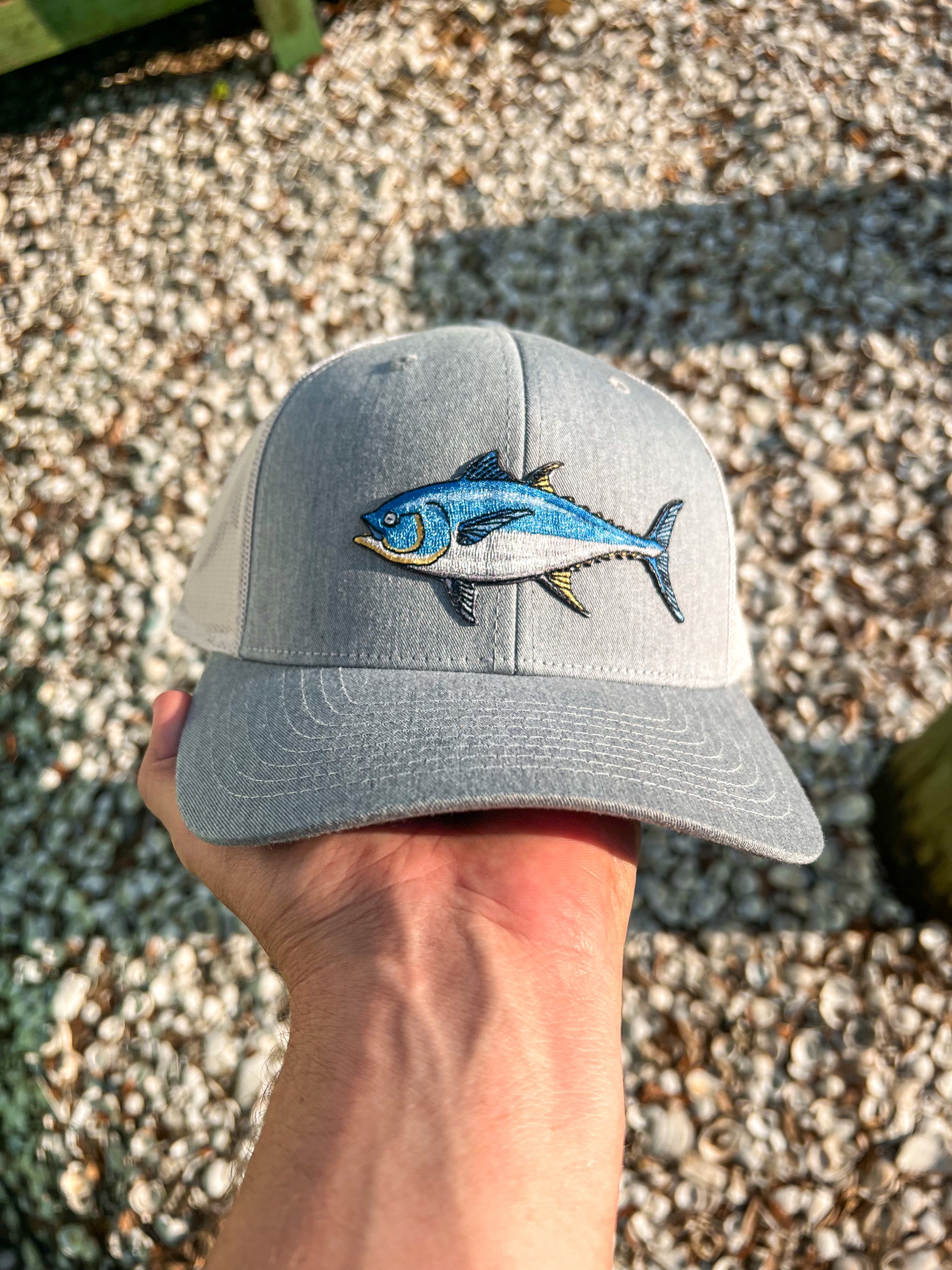 Hot Tuna Checkered Hat Tuna Performance Hat – Tide Chasers Fishing Gear main image 4